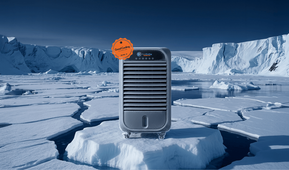 GoodCooling Luftkühler – Symbolbild für nachhaltige Kühlung ohne Klimaanlage