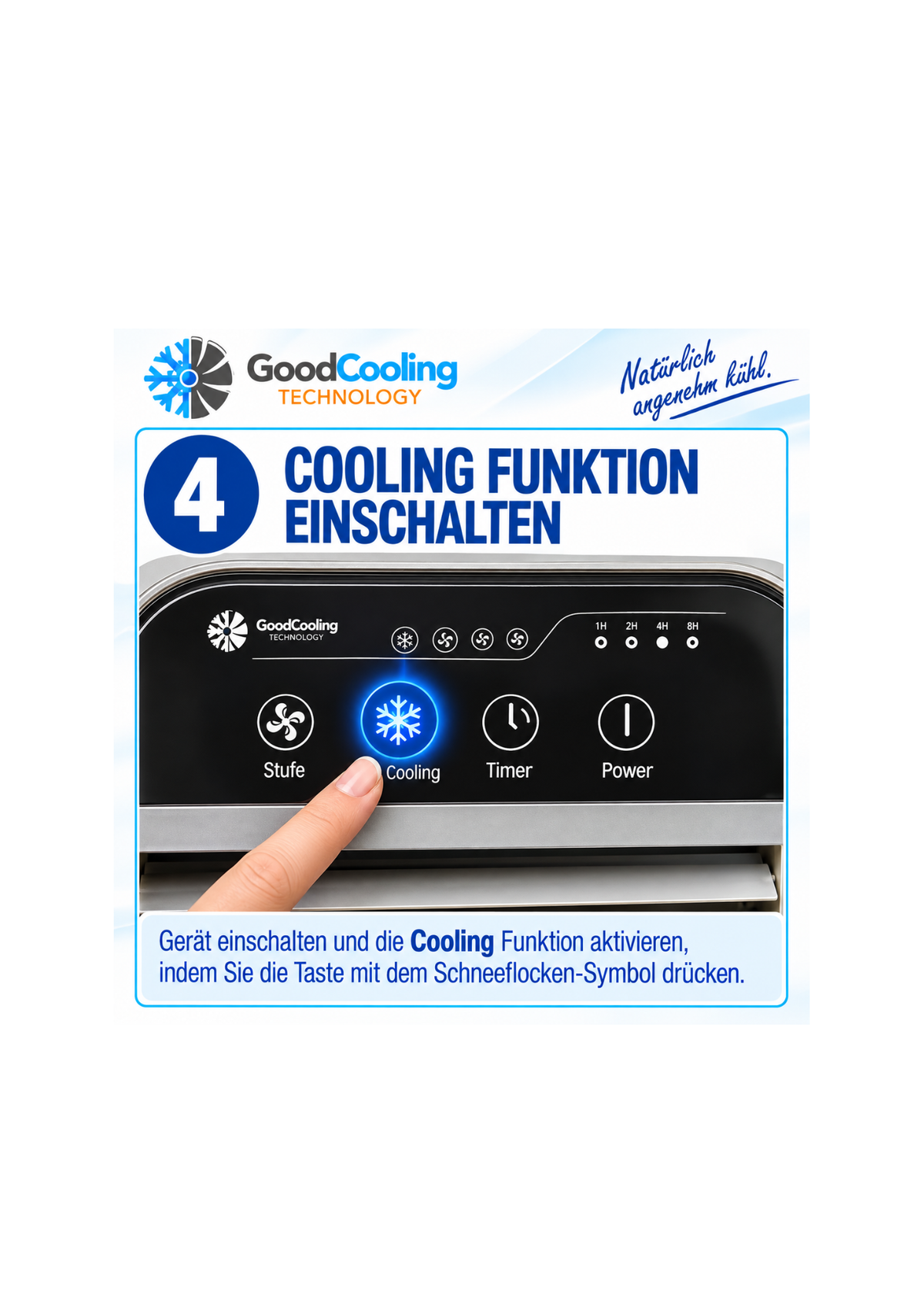 Schritt 4: Cooling-Funktion einschalten